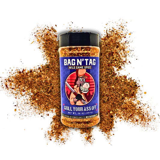 Bag N' Tag Wild Game Seasoning – Bold & Smoky Grill Blend Grill Your Ass Off - Spices, Rubs, Seasonings, Sauces, Jerky