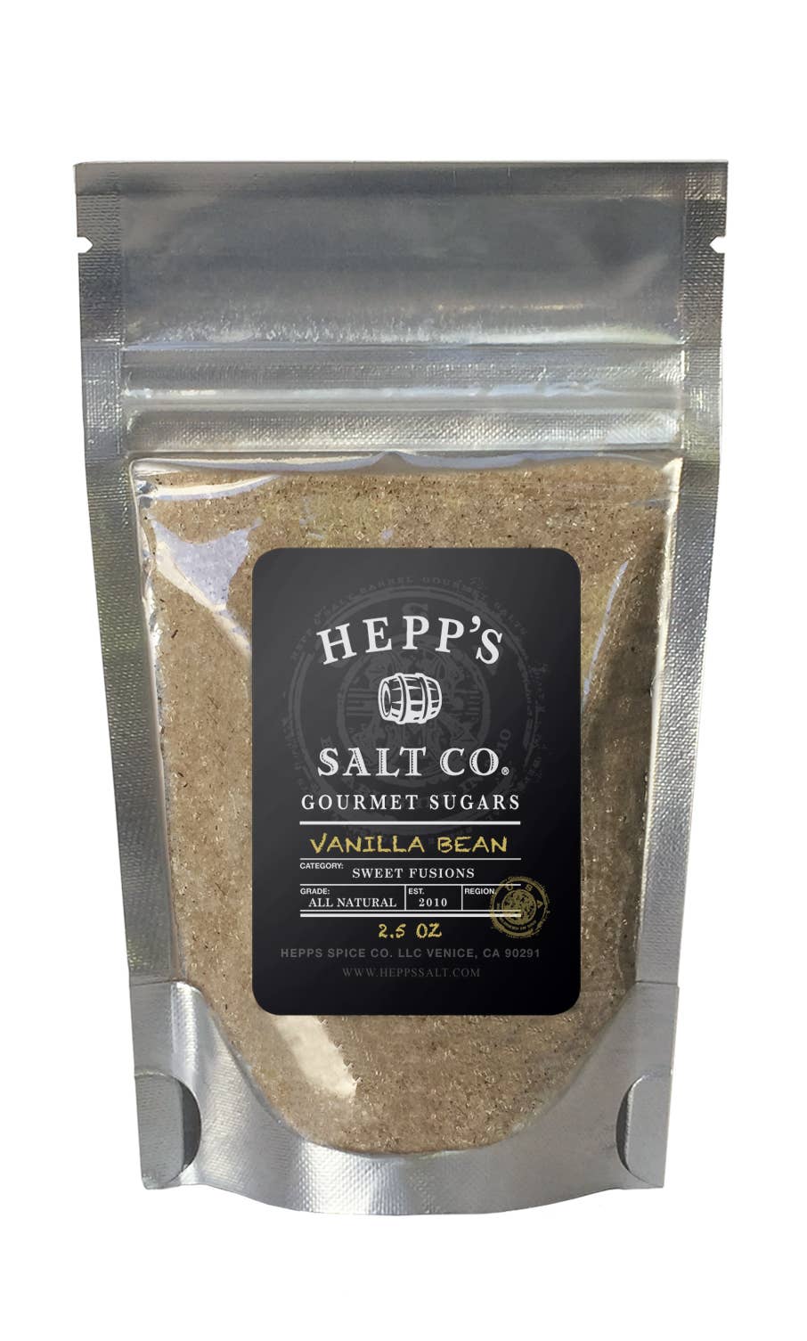 Vanilla Bean Infused Cane Sugar HEPP'S Salt Co.