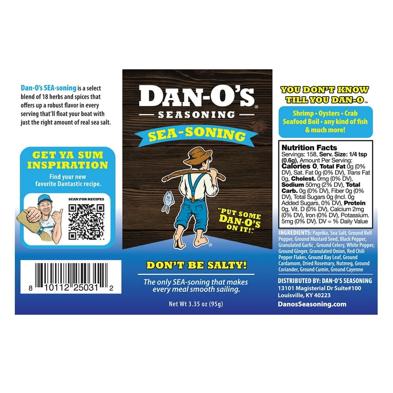 Dano's Seasoning SEA-soning, 3.35oz SlobsRus BBQ