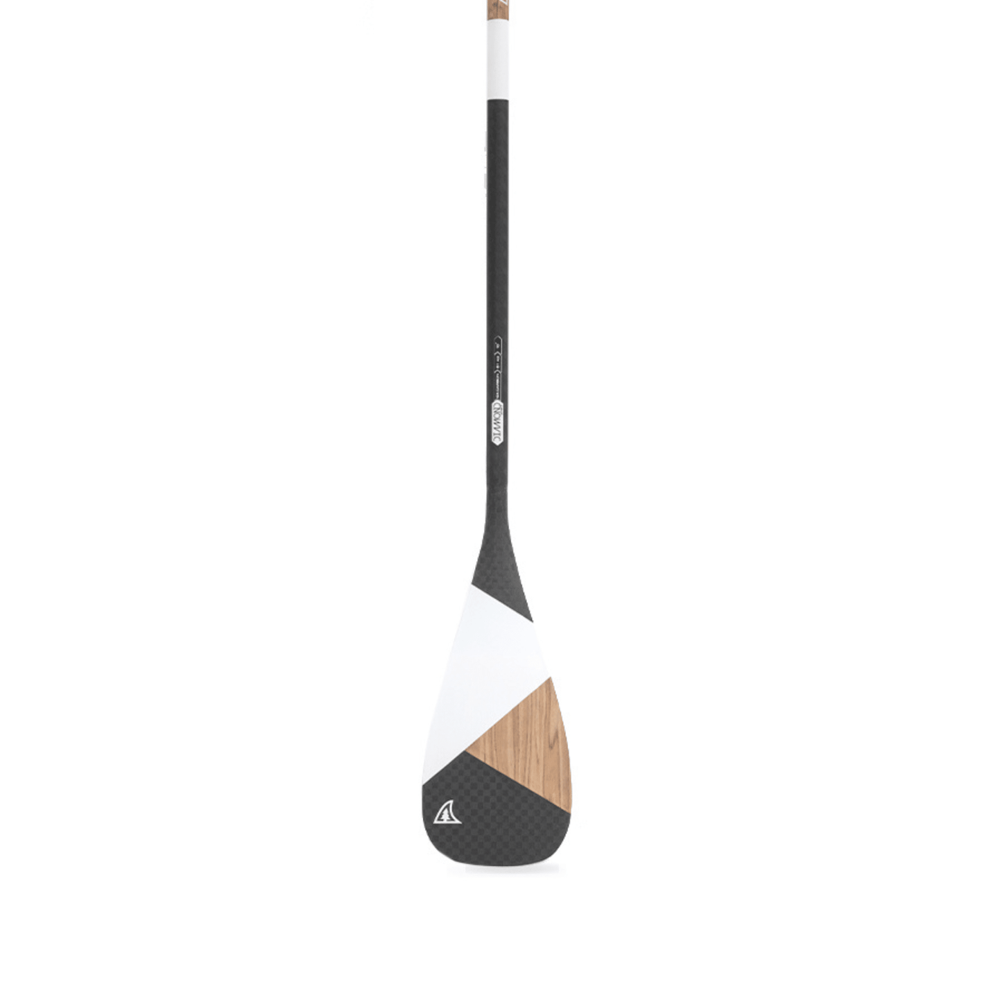 DIAMOND PADDLE - ASYMMETRIC WOOD CARBON 12k - Fix 1 piece