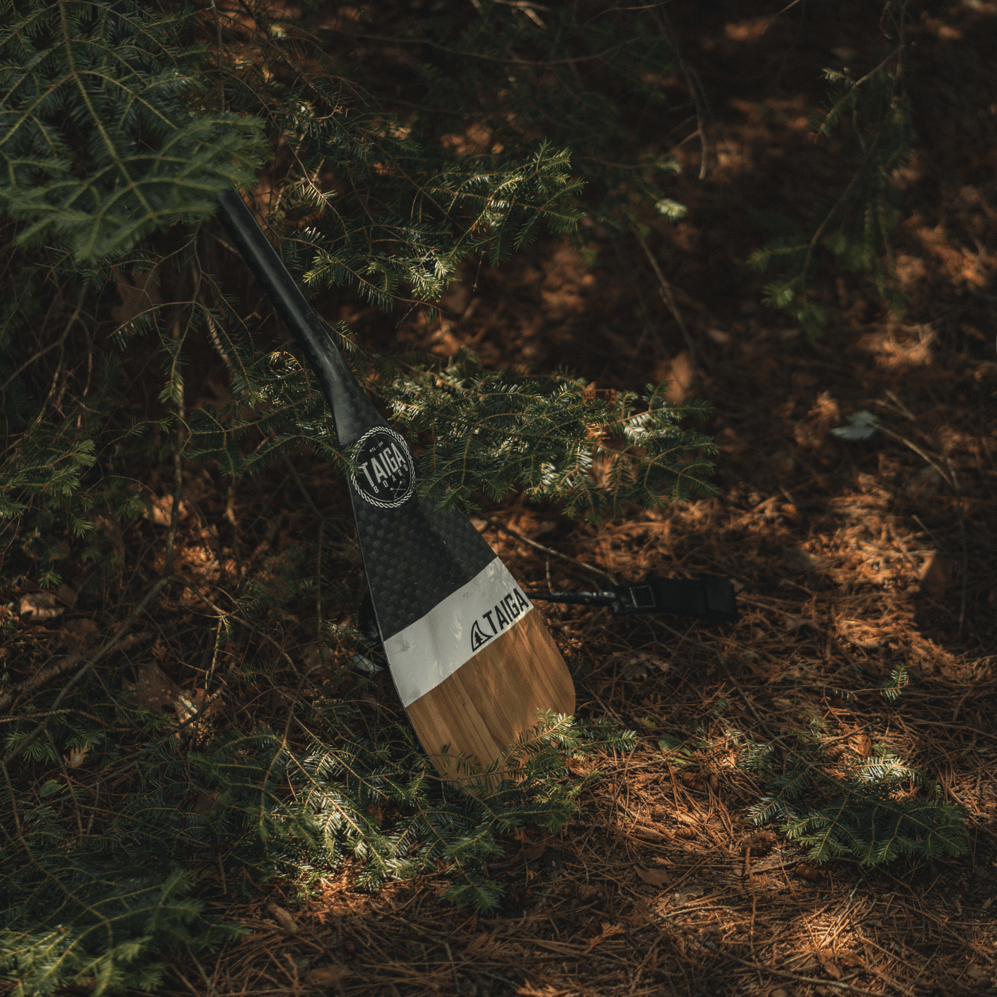 DIAMOND PADDLE - WOOD CARBON 12k - Fix 1 piece