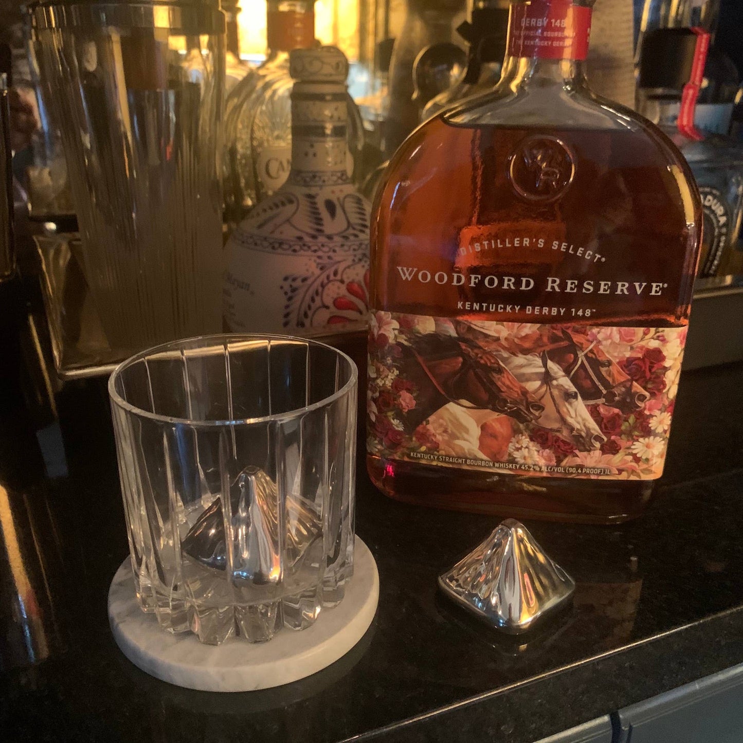 Outset Mountain Top Whiskey Stones, Set of 2, 1.81" x 1.34"