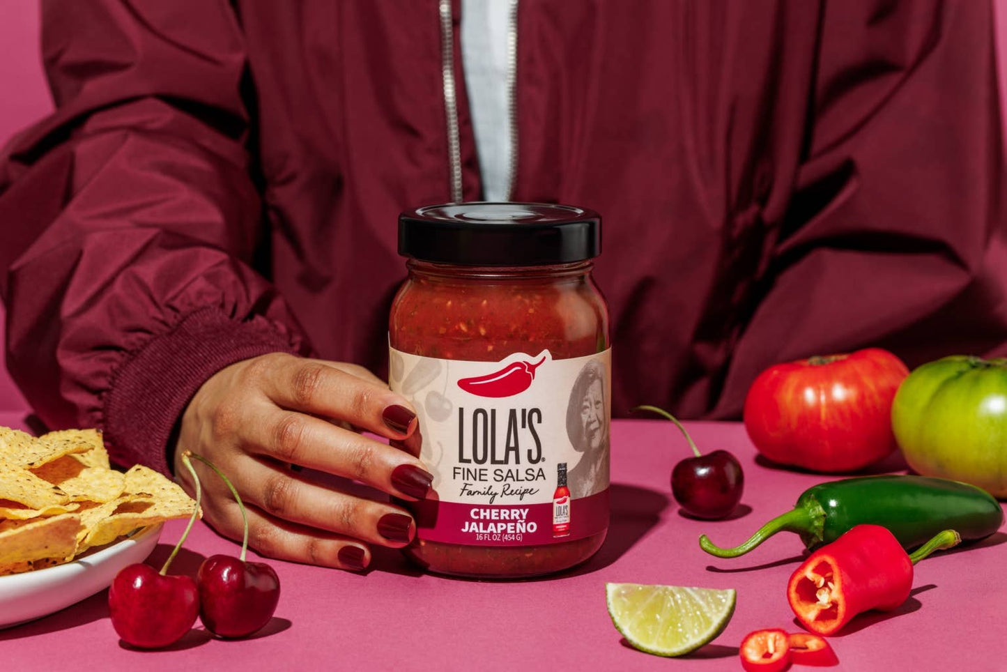 Cherry Jalapeño Salsa 16 oz - Mild