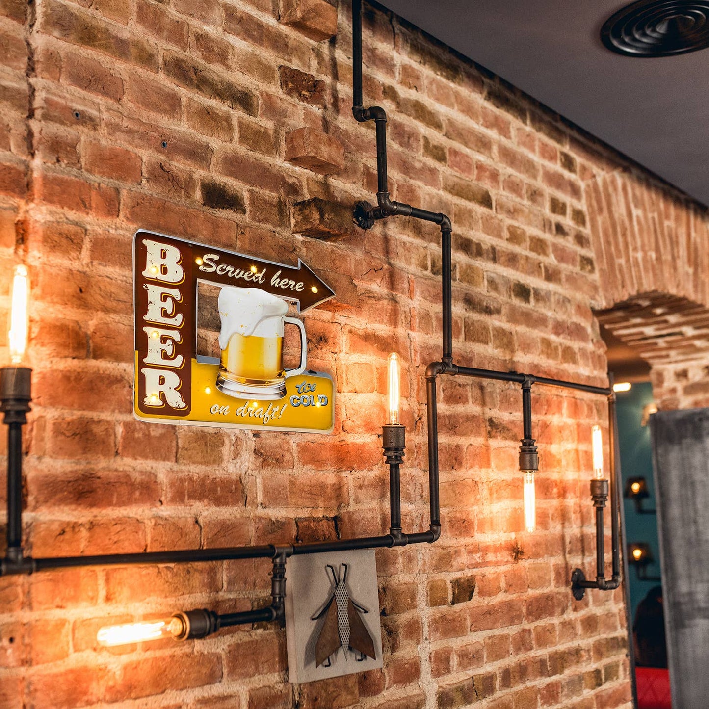 Beer Served Here Wall Décor