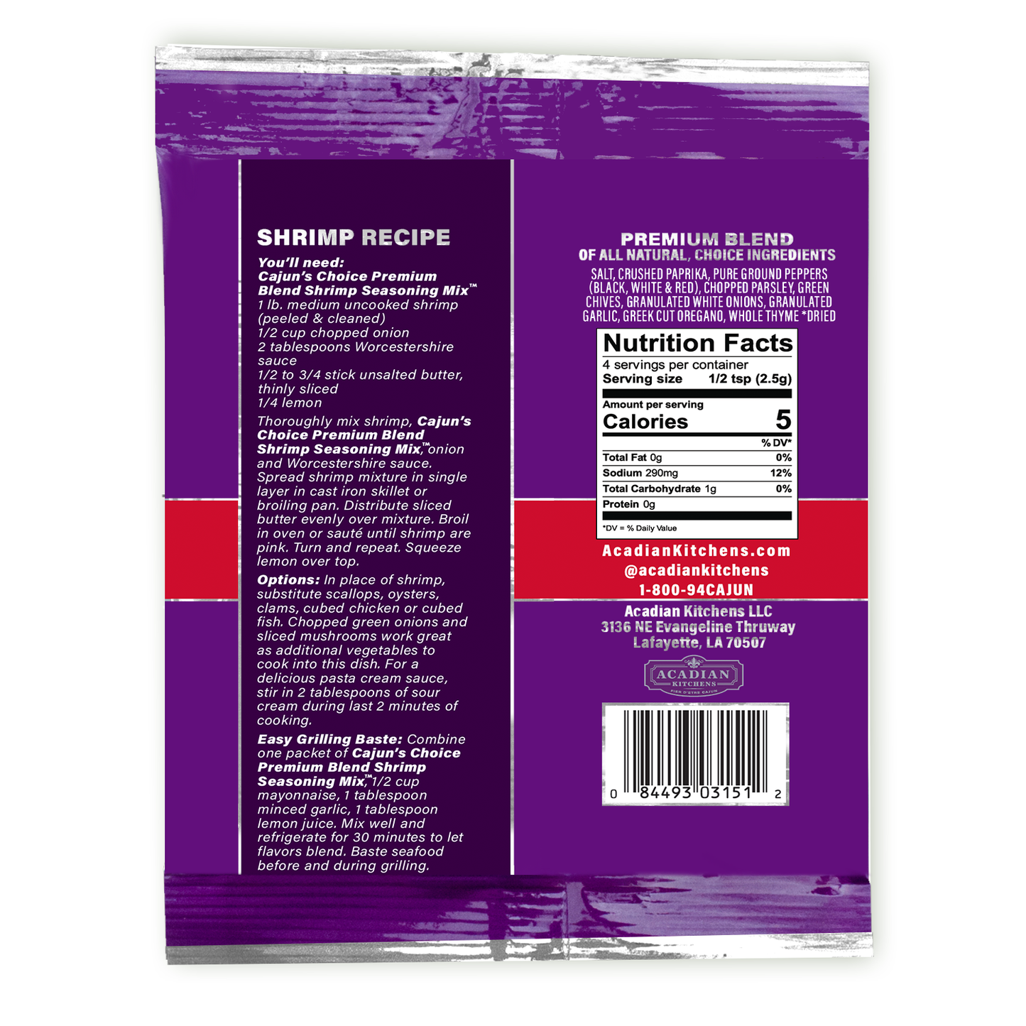 Shrimp Seasoning Mix