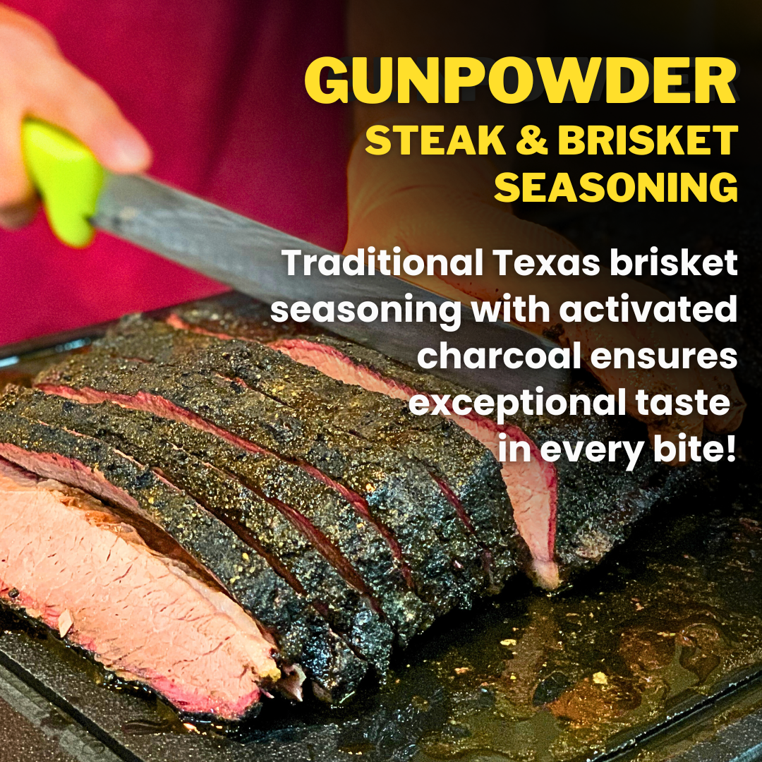 Gunpowder Steak & Brisket Seasoning™ - Beef, Grilling, Spice Grill Your Ass Off - Spices, Rubs, Seasonings, Sauces, Jerky
