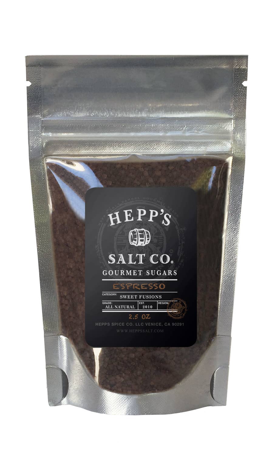 Espresso Infused Cane Sugar HEPP'S Salt Co.