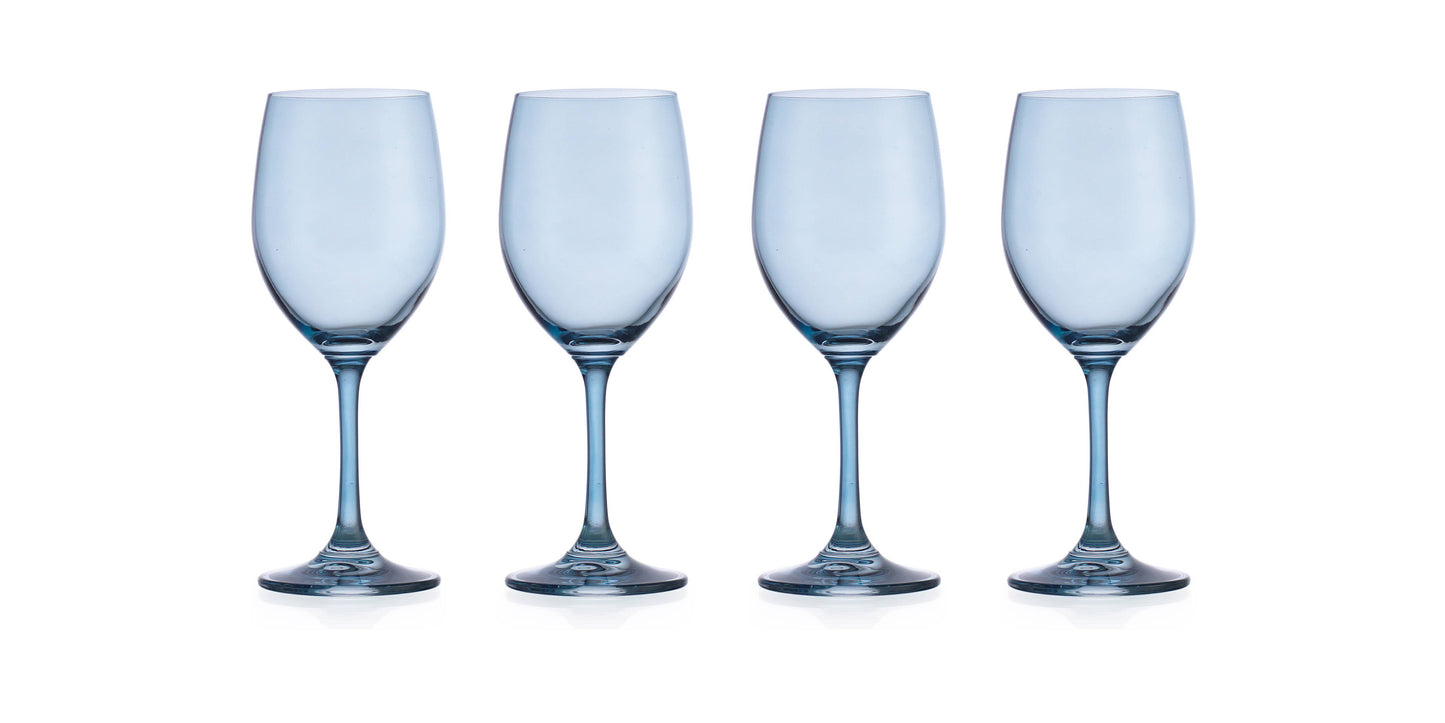 Set of Four Veneto White Wine Glasses