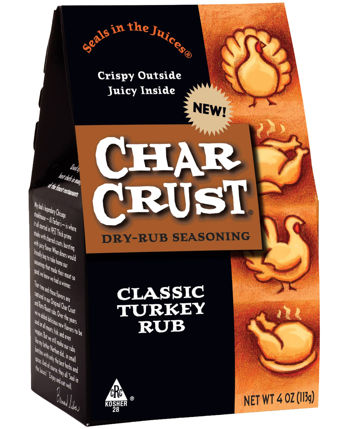 Char Crust Dry-Rub Seasoning Classic Turkey Rub (6-Pack)
