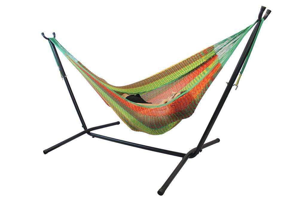 Double Mayan Hammock with Universal Stand Hammock Universe Canada