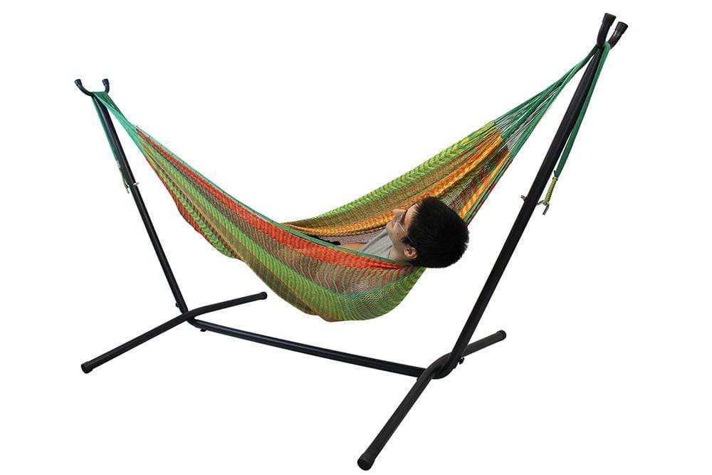 Double Mayan Hammock with Universal Stand Hammock Universe Canada
