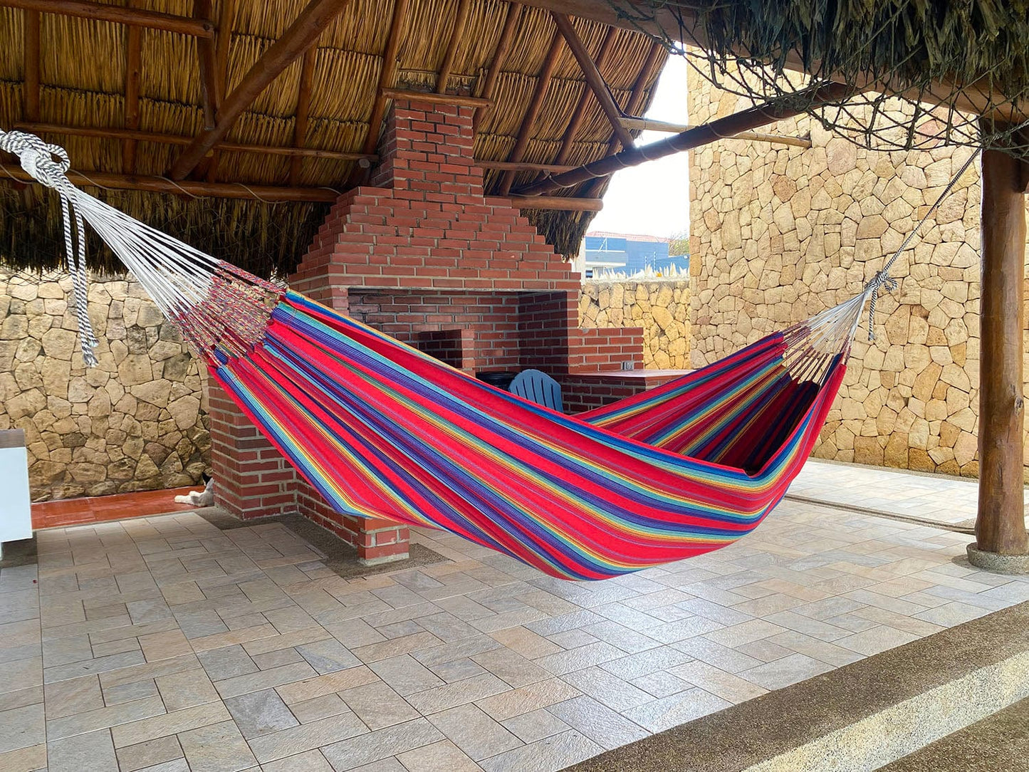 Premium Brazilian Style Double Hammock with Universal Stand Hammock Universe Canada