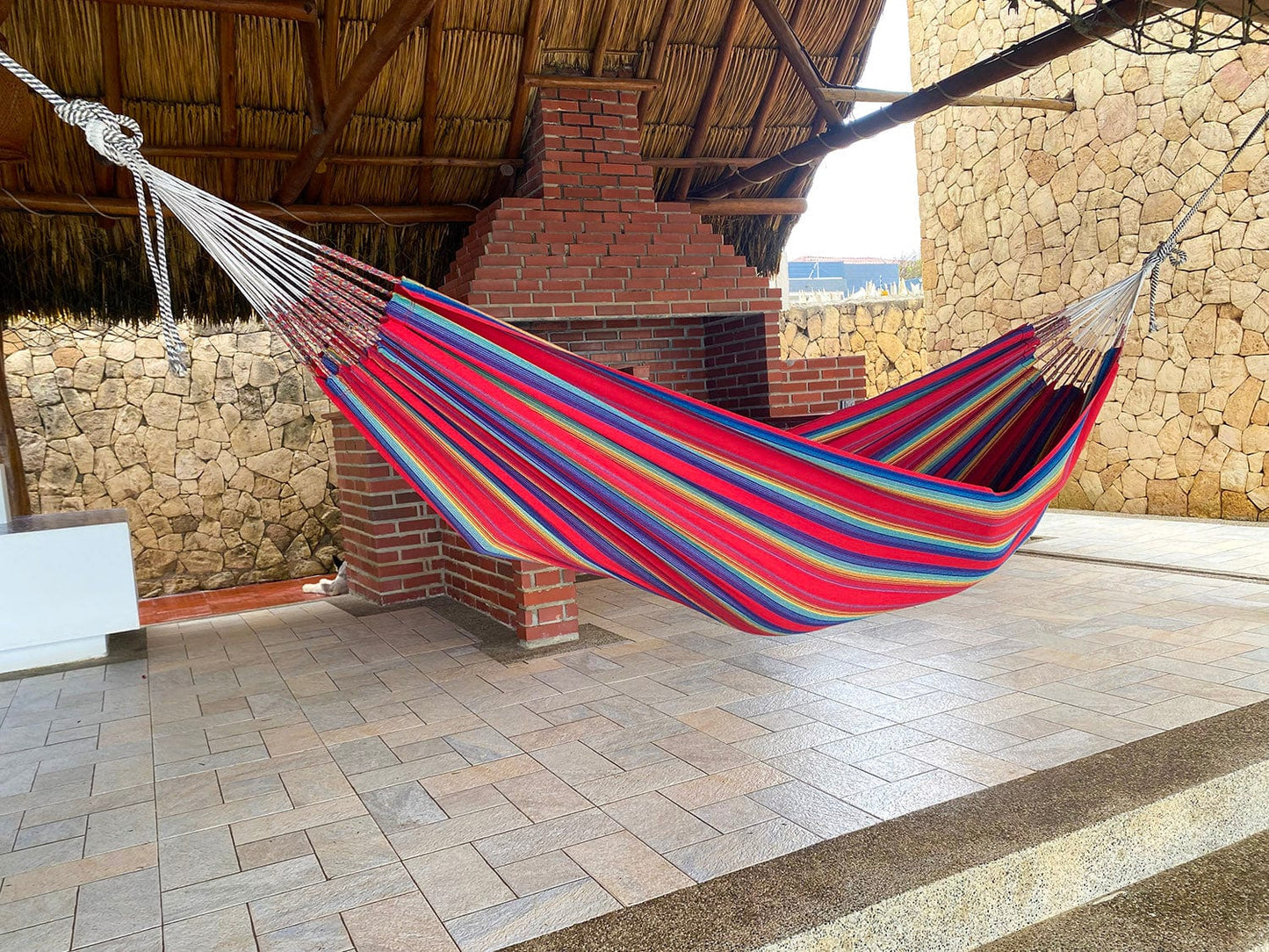 Premium Brazilian Style Double Hammock with Universal Stand Hammock Universe Canada