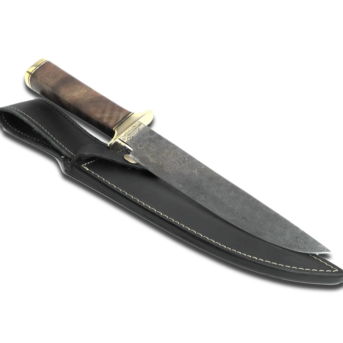 Haruto-III Bowie Knife 9 inch with Original leather sheath Ginza Steel