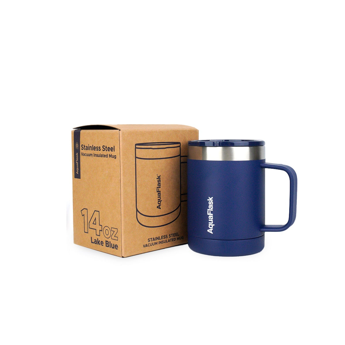 Aquaflask Thermal Insulated Lidded Mug With Handle 415ml (14 oz) aquaflaskcanada