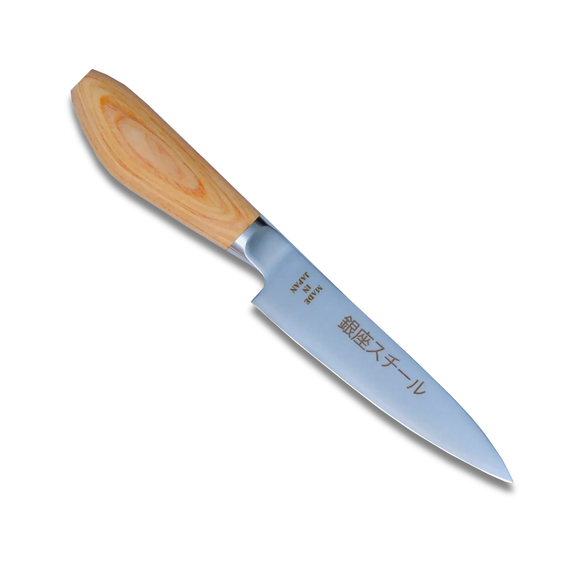 MATSUE 130 | MV Stainless Steel Petty Knife 130mm/Natural Wood Handle Ginza Steel