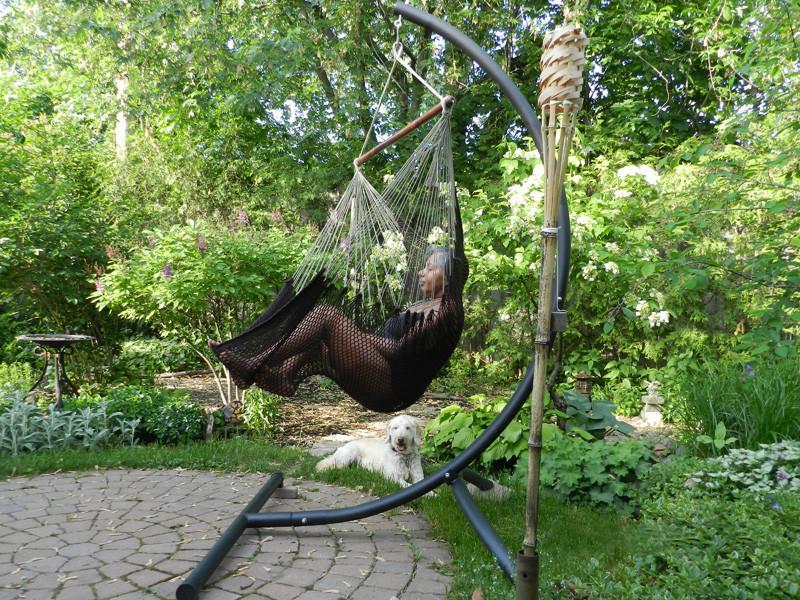 Mayan Hammock Chair with Universal Chair Stand Hammock Universe Canada