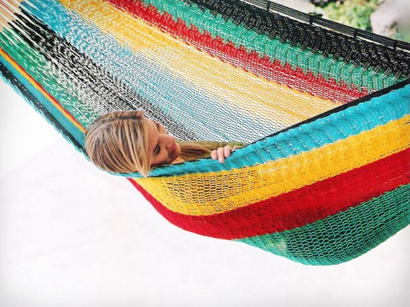 Mayan Hammock - XL Family-sized Thick Cord Hammock Universe Canada
