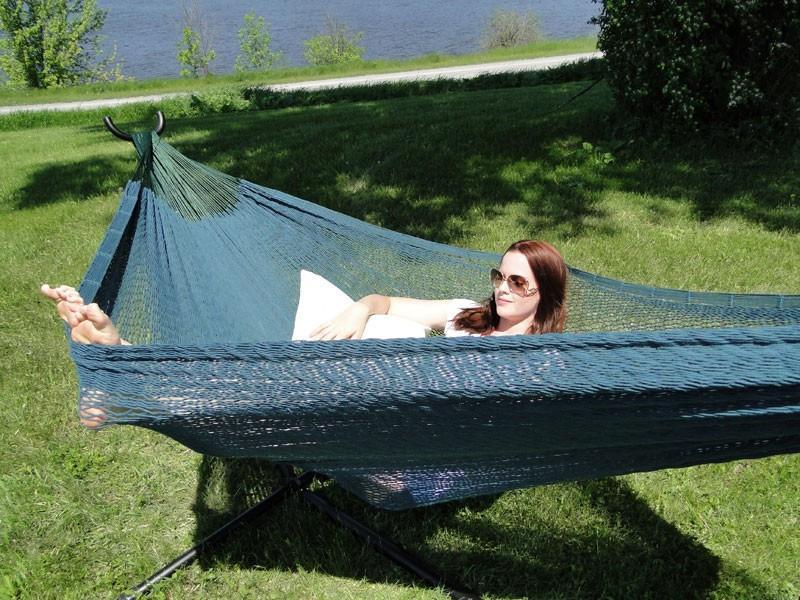 XL Thick Cord Mayan Hammock with Universal Stand Hammock Universe Canada
