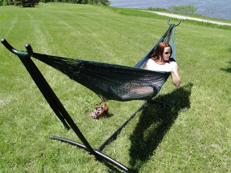 XL Thick Cord Mayan Hammock with Universal Stand Hammock Universe Canada