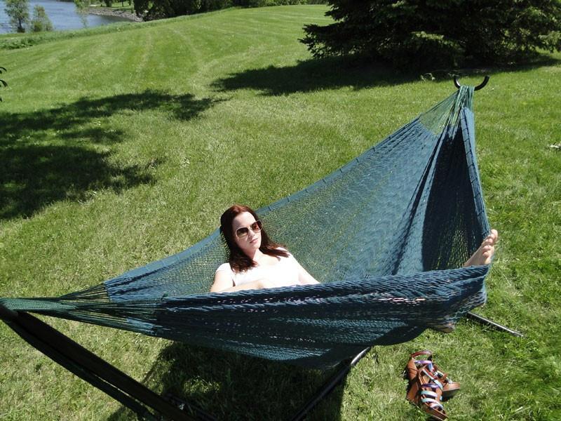 XL Thick Cord Mayan Hammock with Universal Stand Hammock Universe Canada