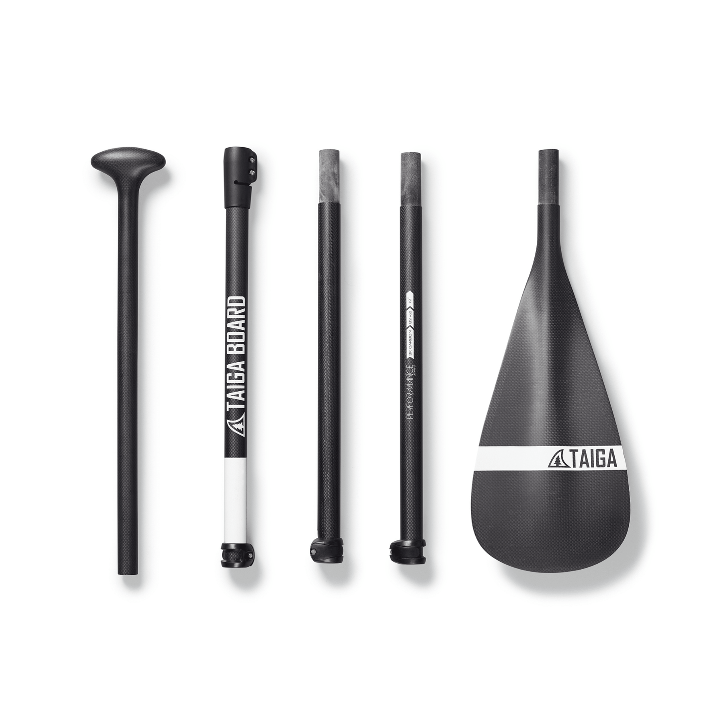 PERFORMANCE PADDLE CARBON BLACK - NANO ZIP AIR EDITION - Adjustable 5 pieces
