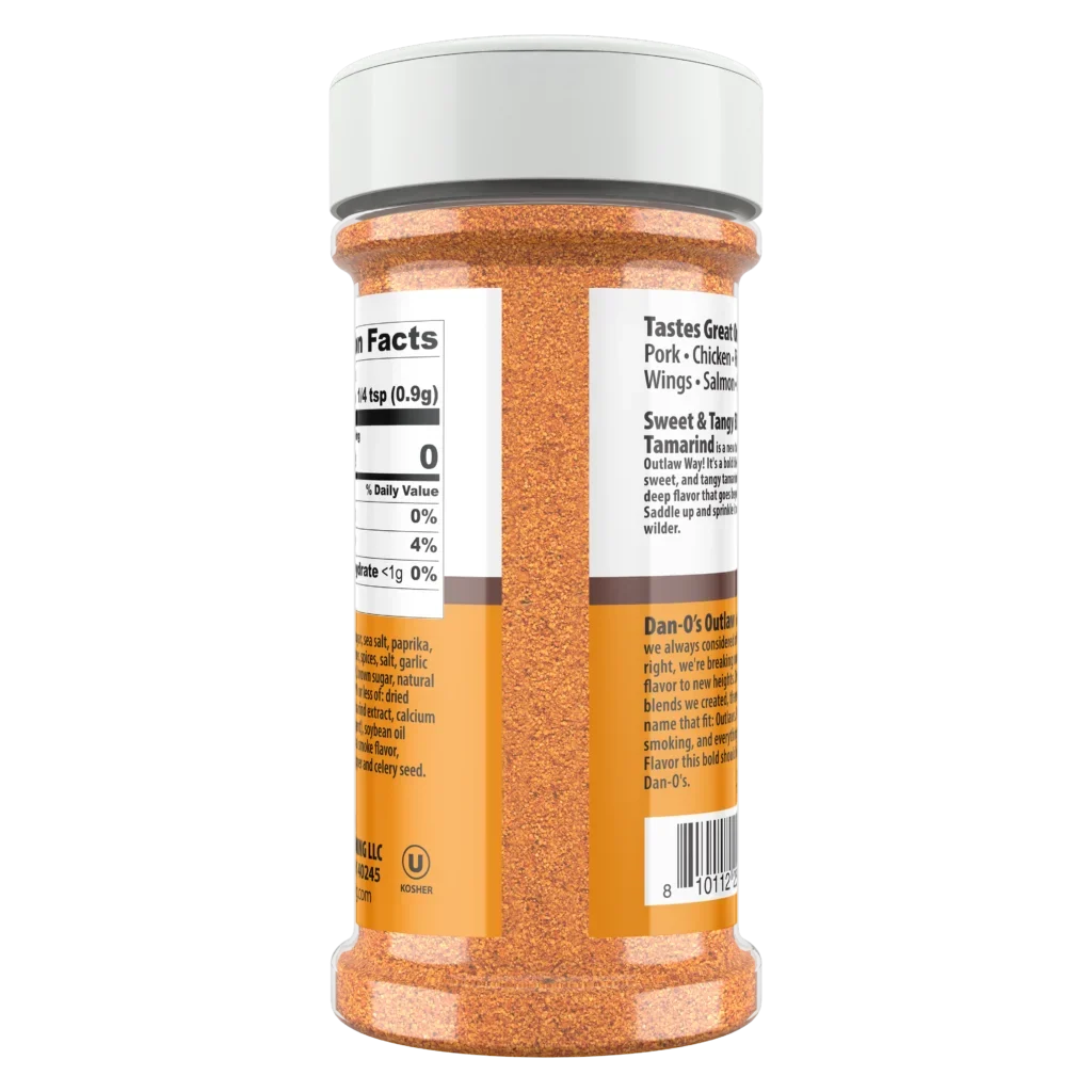 Dan‑O’s Outlaw Sweet & Tangy BBQ Seasoning Made With Tamarind