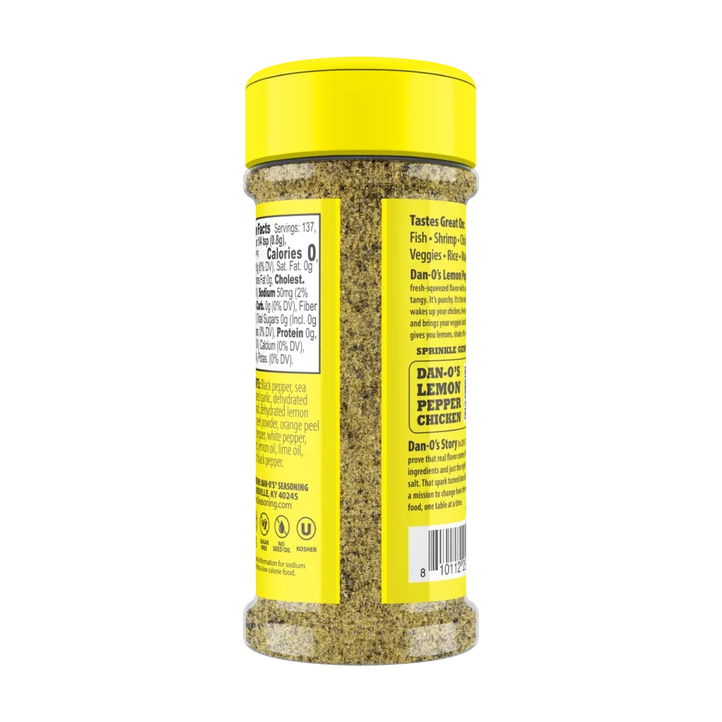 Dan‑O’s Premium Blend Lemon Pepper Seasoning