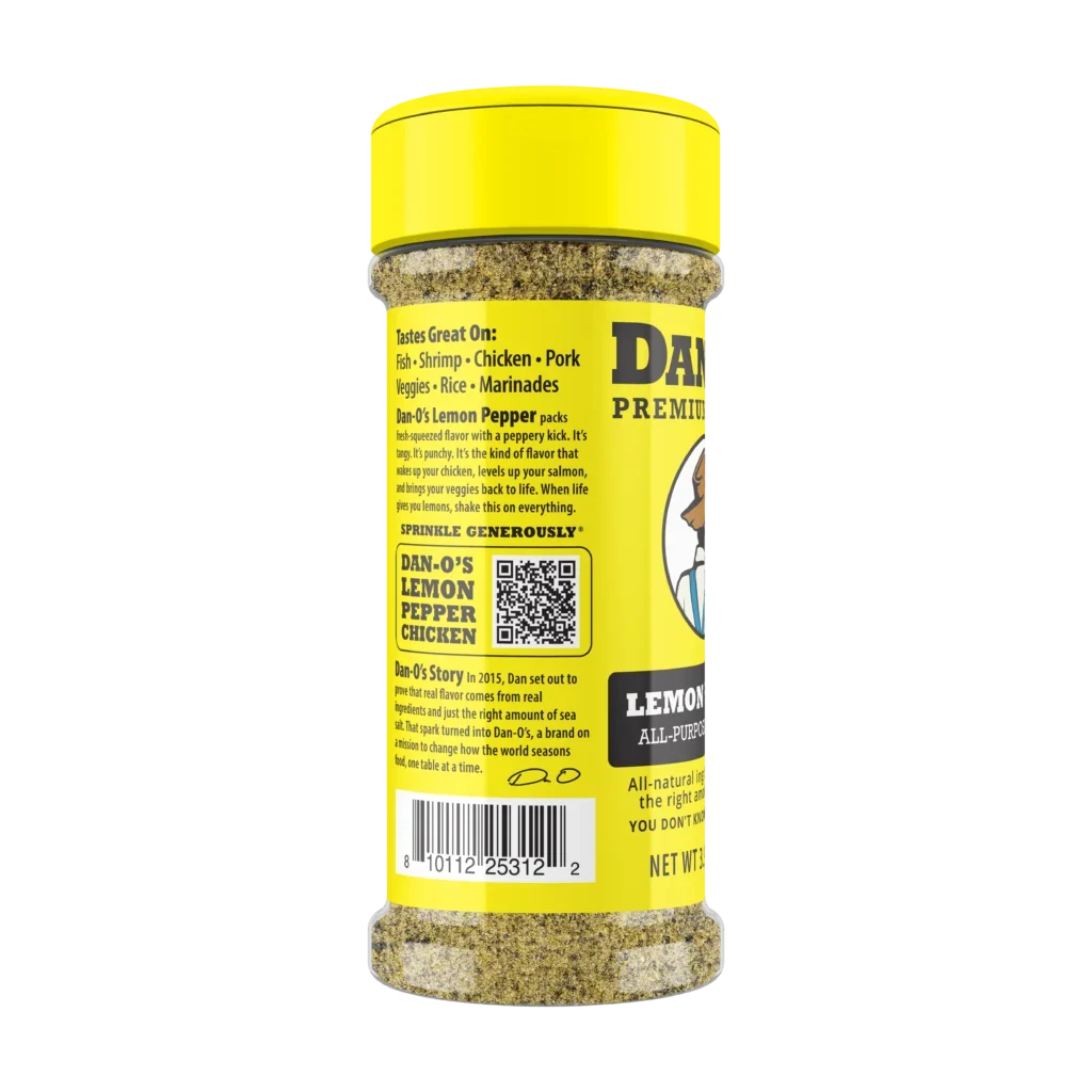 Dan‑O’s Premium Blend Lemon Pepper Seasoning