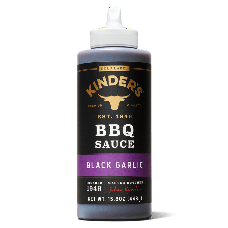 Kinder's Black Garlic BBQ Sauce, 15.8oz SlobsRus BBQ