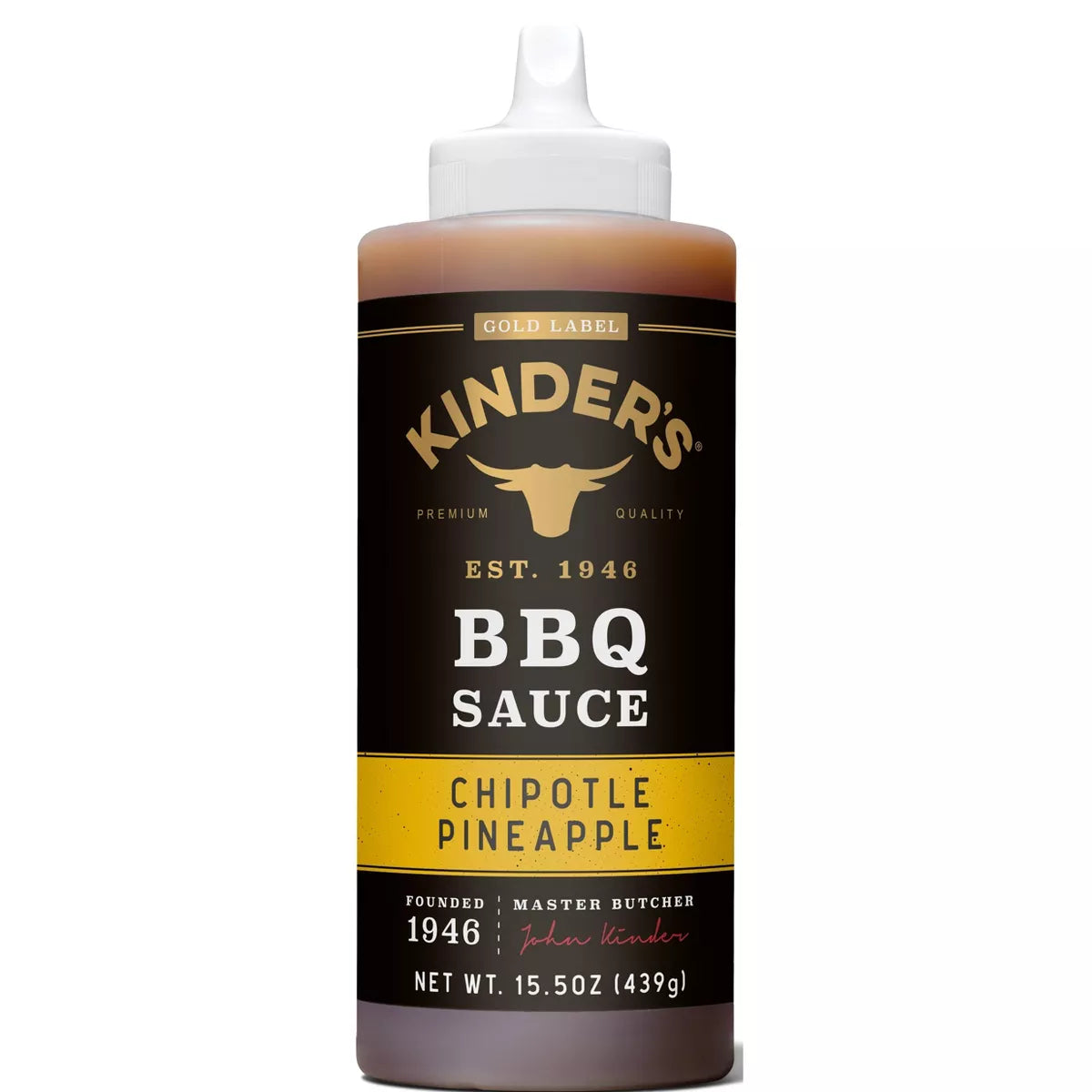 Kinder's Gold Label Chipotle Pineapple BBQ Sauce - 15.5oz