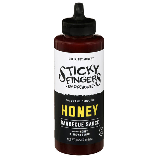 Sticky Fingers Smokehouse Honey Barbecue Sauce, 16.5oz