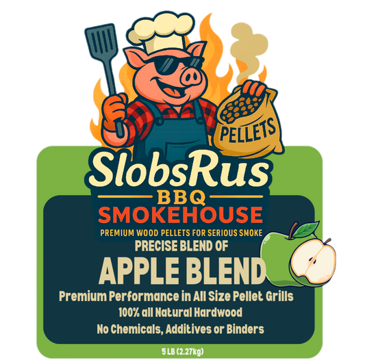 SlobsRus BBQ Smokehouse Apple Blend Pellets, 5lbs SlobsRus BBQ