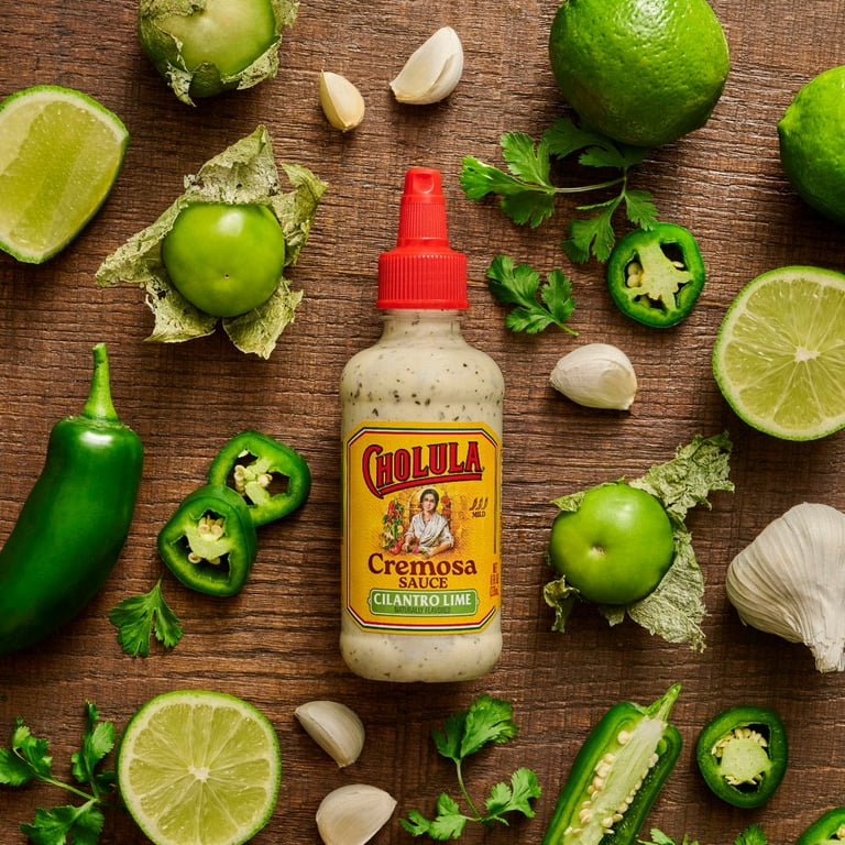 Cholula Cilantro Lime Cremosa Sauce, 8oz SlobsRus BBQ