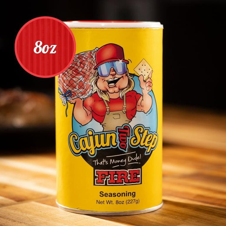 Cajun Two Step Seasoning FIRE | Thats Money Dude, 8oz SlobsRus BBQ