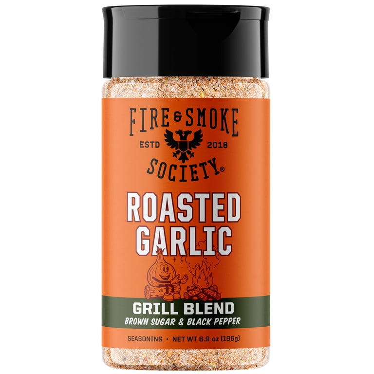 Fire & Smoke Society Roasted Garlic Seasoning, 6.9 oz