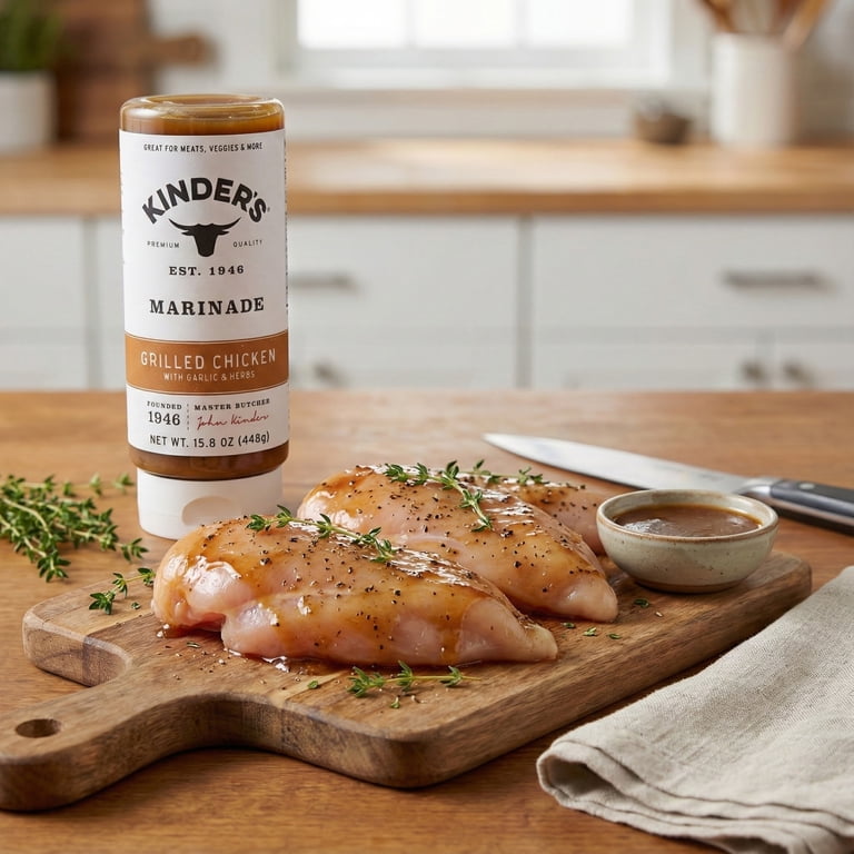 Kinder's Grilled Chicken Marinade, 15.8 oz