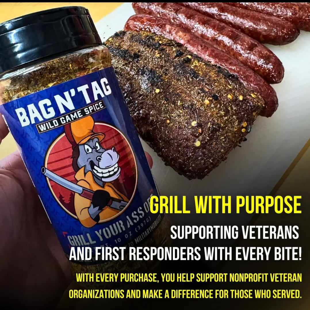 Grill Your A** Off Bag N' Tag Wild Game Seasoning