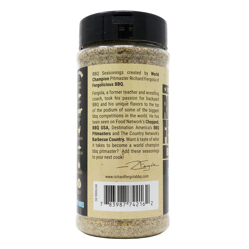 RICHARD FERGOLA BBQ BUTTERY GARLIC RUB 11.6 oz.