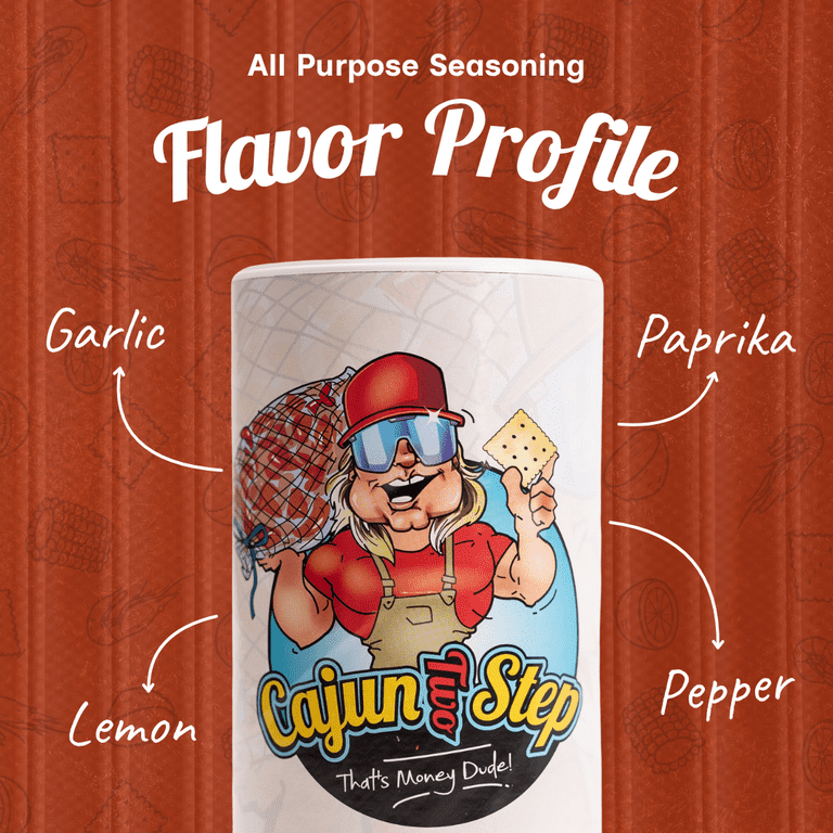 Cajun Two Step Original  Seasoning | That's Money Guy 8oz SlobsRus BBQ
