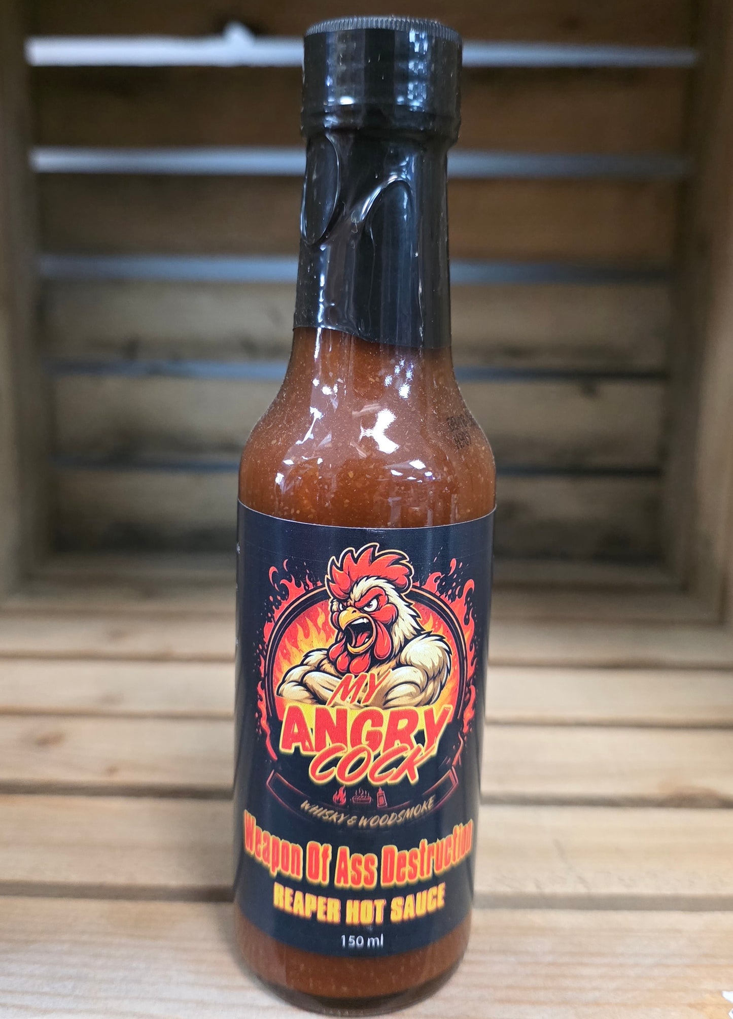 My Angry Cock Weapon Of Ass Destruction Reaper Hot Sauce