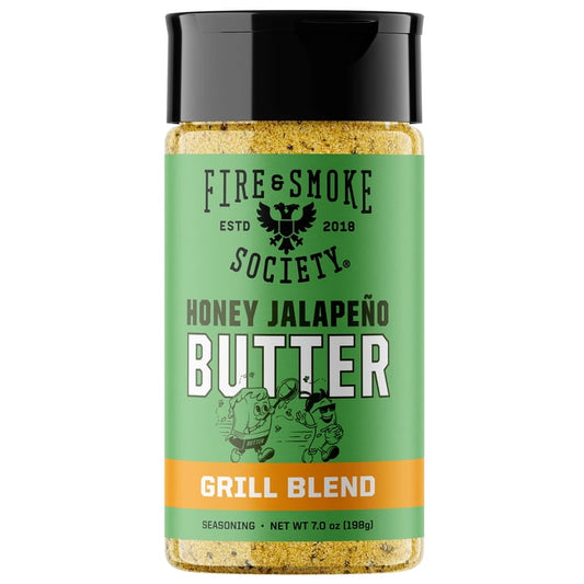 Fire & Smoke Society Honey Jalapeno Butter Seasoning, 7 oz