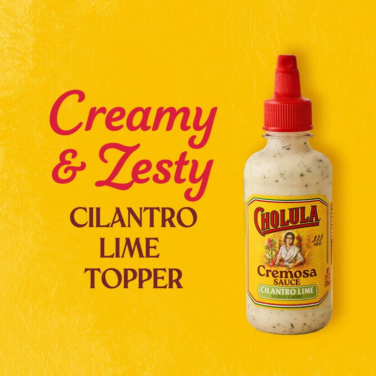 Cholula Cilantro Lime Cremosa Sauce, 8oz SlobsRus BBQ