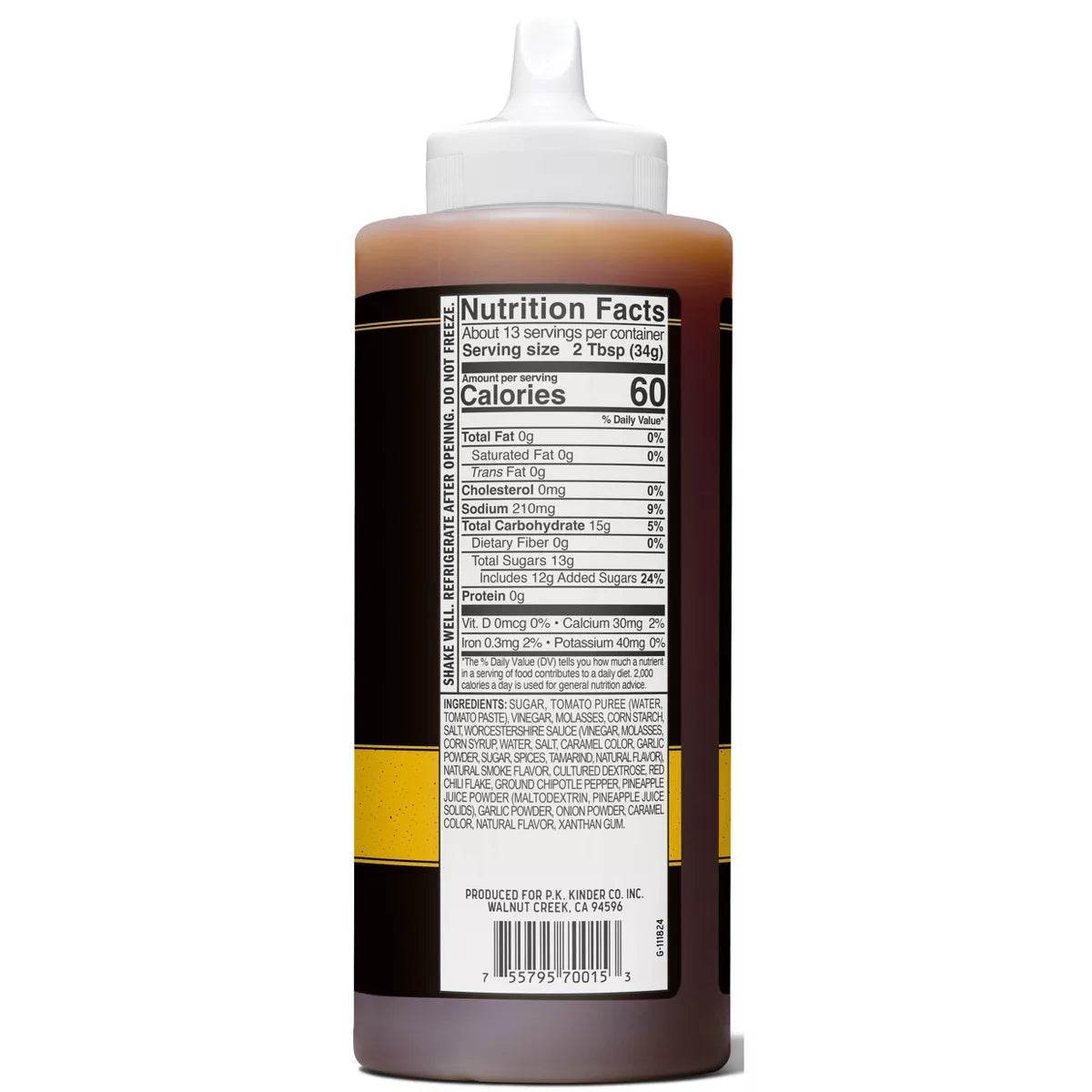 Kinder's Gold Label Chipotle Pineapple BBQ Sauce - 15.5oz