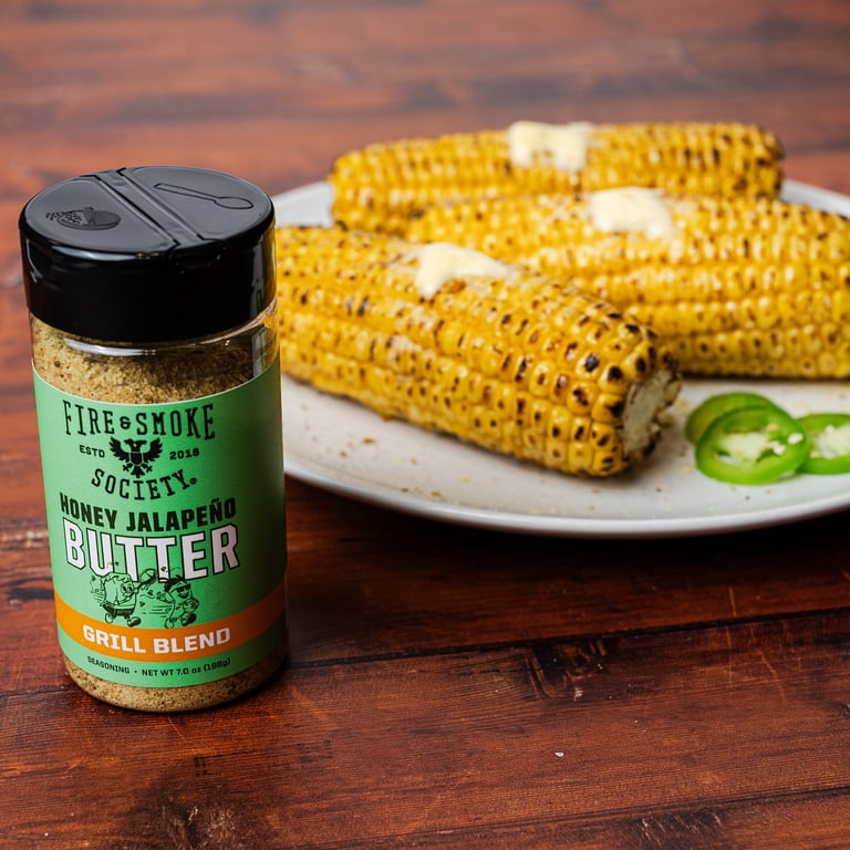 Fire & Smoke Society Honey Jalapeno Butter Seasoning, 7 oz