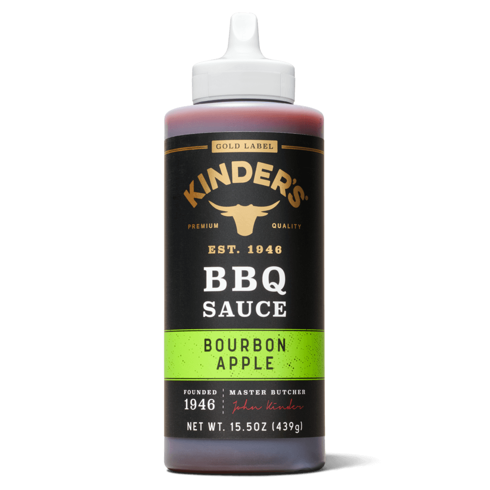 Kinder's Bourbon Apple Gold Label BBQ Sauce, 15.5oz