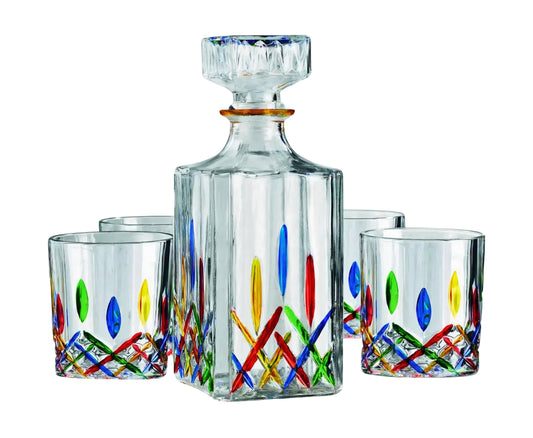 Dublin 5 pc Wine Decanter Set