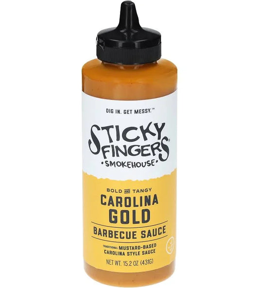 Sticky Fingers Smokehouse Carolina Gold Barbecue Sauce 15.2 oz