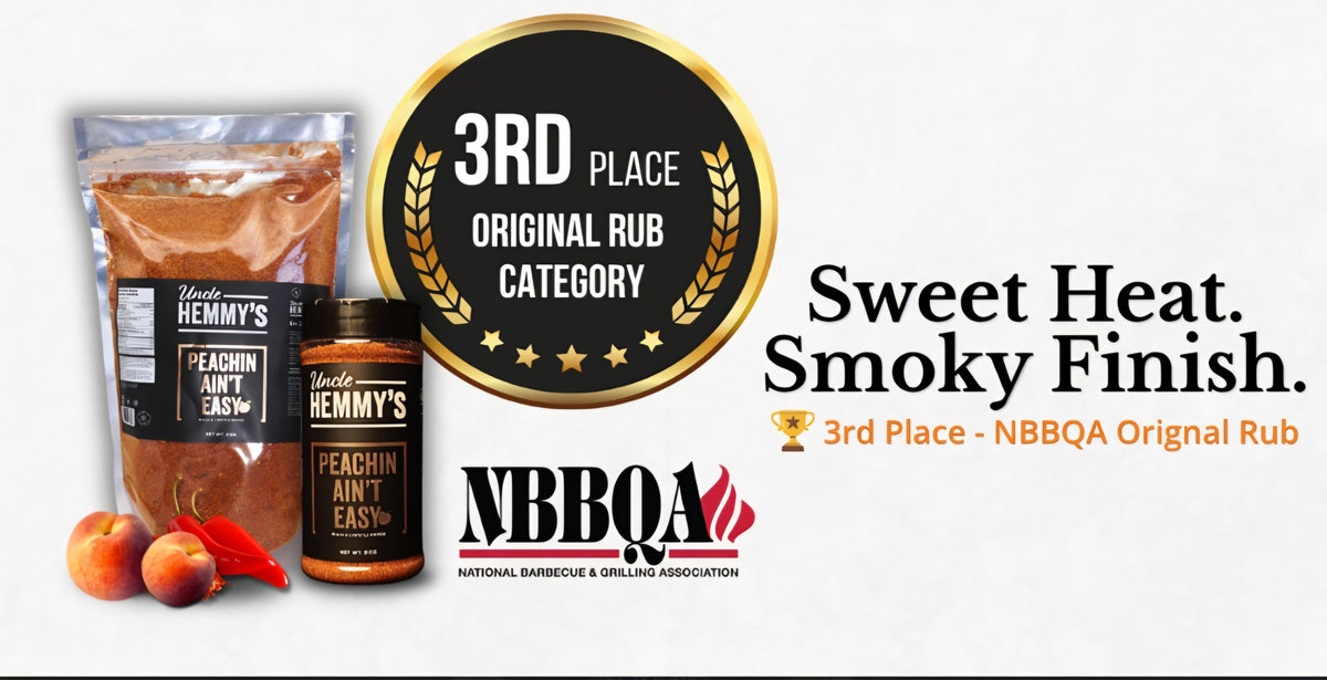 Uncle Hemmy's Peachin’ Ain’t Easy – Peach BBQ Rub