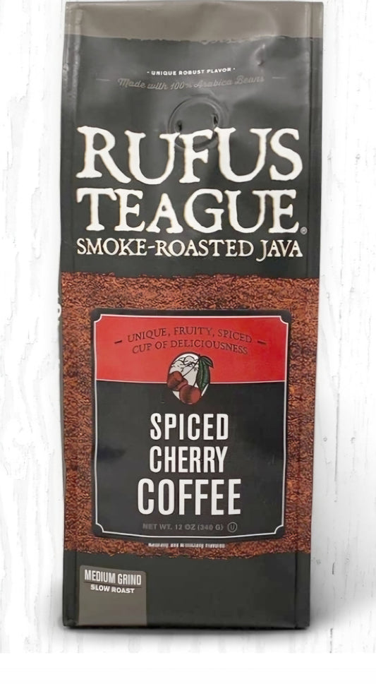 Rufus Teague Smoke Roasted Java Spiced Cherry Coffee rufus teague